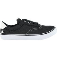 Champion Boston Canvas Low JR Black Lace Up Trainers | Size: Infant 10.5
