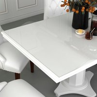 Berkfield Home Table Protector Transparent 100x90 cm 2 mm PVC