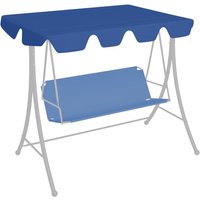 Berkfield Home Replacement Canopy for Garden Swing Blue 150/130x105/70 cm