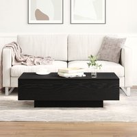 Berkfield Home Coffee Table Black Oak 100x30x36, 5 cm Engineered Wood