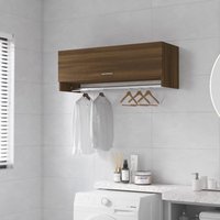 Berkfield Home Wardrobe Brown Oak 100x32.5x35 cm Engineered Wood