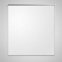 Berkfield Home Roller Blind Blackout 100 x 175 cm White