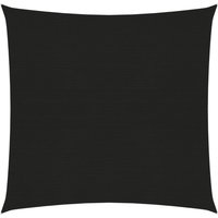 Berkfield Home Sunshade Sail 160 g/m ² Black 2x2 m HDPE