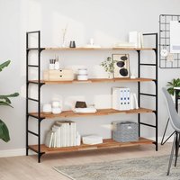 Berkfield Home Floating Shelf 160x40x2 cm Oil Finished Solid Wood Acacia in Brown | Size: 160 x 40 x 2 cm
