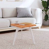 Berkfield Home Table Top 40x40x2.5 cm Square Solid Wood Beech in Brown