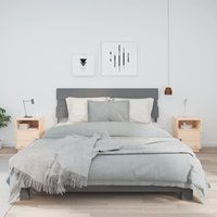 Berkfield Home Bedside Cabinets 2 pcs 40x34x55 cm Solid Wood Pine in Brown | Size: 40 x 34 x 55 cm