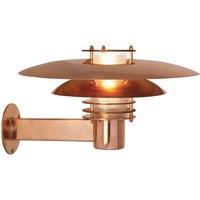 Nordlux Phoe Outdoor Wall Light Copper Copper Garden E27 IP54 Mains