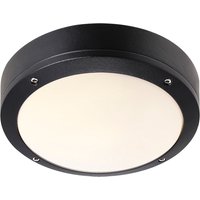 Nordlux Desi Outdoor Ceiling Light Black Metal Garden E27 IP44 Mains
