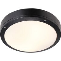 Nordlux Desi Outdoor Ceiling Light Black Metal Garden E27 IP44 Mains