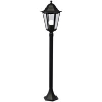 Nordlux Cardiff Outdoor Post Light Black Metal Garden E27 IP44 Mains