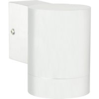 Nordlux Tin Outdoor Wall Light White Metal Garden GU10 IP54 Mains