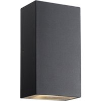 Nordlux Rold Outdoor Wall Light Black Metal Garden LED IP54 3000k Mains