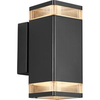 Nordlux Elm Outdoor Wall Light Black Metal Garden GU10 IP44 Mains