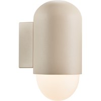 Nordlux Heka Outdoor Wall Light Sand Metal Garden E27 IP54 Mains in Beige