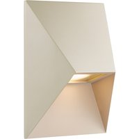 Nordlux Pontio Outdoor Wall Light Sand Metal Garden GU10 IP54 Mains in Beige