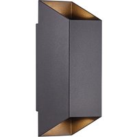 Nordlux Nico Outdoor Wall Light Black Metal Garden GU10 IP54 Mains