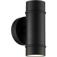 Nordlux Artilus Outdoor Wall Light Black Metal Garden GU10 IP54 Mains