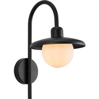 Nordlux Berlo Outdoor Wall Light Black Metal Garden E27 IP44 Mains