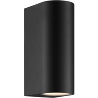 Nordlux Dion Outdoor Wall Light Black Metal Garden GU10 IP44 Mains
