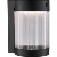 Nordlux Coupar Outdoor Wall Light Solar Black Garden LED IP44 3000k