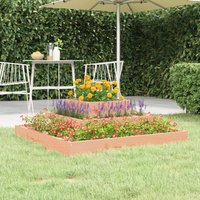 Berkfield Home Planter 80x80x27 cm Solid Wood Douglas in Brown | Size: 80 x 80 x 27 cm