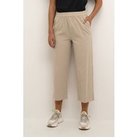 Naya Elastic Waist Cropped Trousers Light