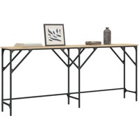 Berkfield Home Console Table Sonoma Oak 180x29x75 cm Engineered Wood in Brown | Size: 180 x 29 x 75 cm