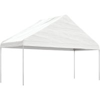 Berkfield Home Gazebo with Roof White 5.88x2.23x3.75 m Polyethylene