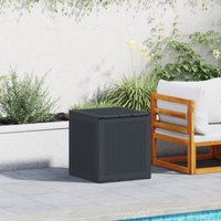 Berkfield Home Garden Storage Box Anthracite 55x53x57 cm PP | Size: 55 x 53 x 57 cm