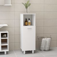 Berkfield Home Bathroom Cabinet White 30x30x95 cm Engineered Wood | Size: 30 x 30 x 95 cm