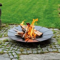 Primrose Chic Steel Sunny Fire Pit 68cm in True Black