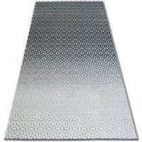 RugsX Lisboa Rug in Black | Size: 80 cm x 150 cm