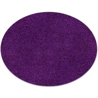 RugsX Round Eton Rug in Purple | Size: 133 cm diameter