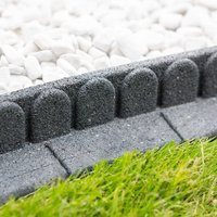 Primrose Mower Edge Lawn Border Rubber in Grey 1.2m