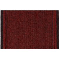 RugsX Malaga Doormat in Red | Size: 80 cm x 160 cm
