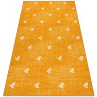 RugsX For Kids Rug in Orange | Size: 100 cm x 150 cm