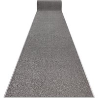 RugsX Karmel Plain Runner in Grey | Size: 70 cm x 370 cm