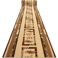RugsX Bcf Jaś Runner in Beige | Size: 140 cm x 490 cm