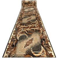 RugsX Bcf Leaf Runner in Beige | Size: 160 cm x 120 cm