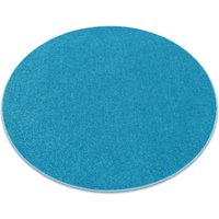 RugsX Round Eton Rug in Blue | Size: 100 cm diameter