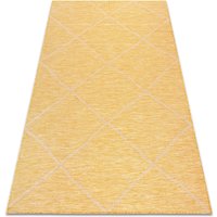 RugsX Patio Rug in Yellow | Size: 155 cm x 220 cm