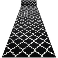 Runner Bcf Morad Trelis Moroccan Trellis Black / Cream 60 Cm Black 60x160 Cm