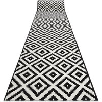 Runner Bcf Morad Ruta Diamonds Black / Cream 70 Cm Black 70x130 Cm