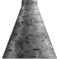 RugsX Anti-Slip Marl Runner in Grey | Size: 67 cm x 240 cm
