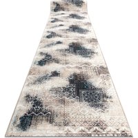 RugsX Anti-Slip Patchwork Runner in Beige | Size: 67 cm x 360 cm
