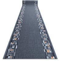 RugsX Anti-Slip Bombay Runner in Grey | Size: 100 cm x 250 cm