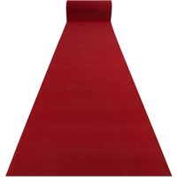 RugsX Anti-Slip Rumba Runner in Red | Size: 140 cm x 360 cm