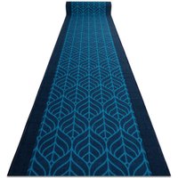 RugsX Anti-Slip Feathers Runner in Blue | Size: 57 cm x 450 cm