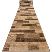 RugsX Karmel Deski Runner in Brown | Size: 80 cm x 180 cm
