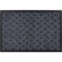 RugsX Antislip Vectra Doormat in Grey | Size: 50 cm x 80 cm
